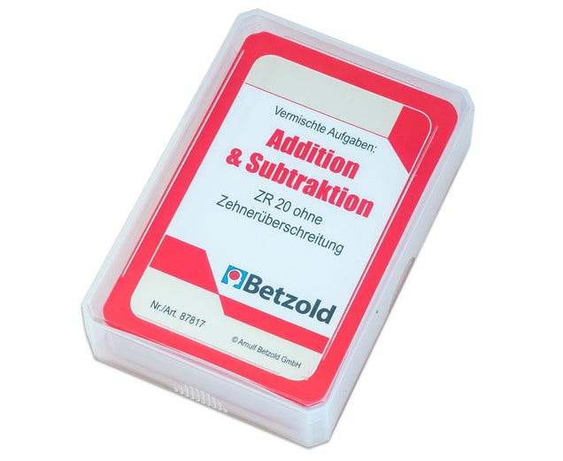 Kaarten voor de magische hoed (optellen en aftrekken tot 20 set 1)