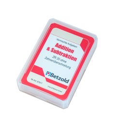 Kaarten voor de magische hoed (optellen en aftrekken tot 20 set 1)