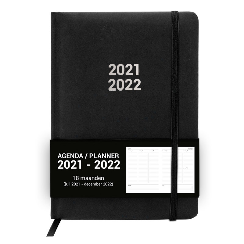 Planner Luxe zwart 18 maanden