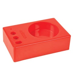 Materiaalblok plastic 5-gaats