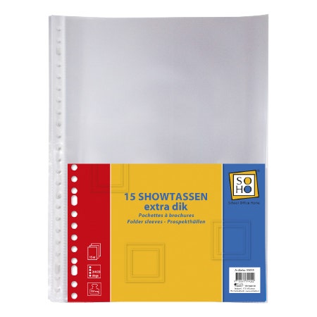 Showtassen 23-rings dik 15 stuks