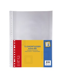 Showtassen 23-rings dik 15 stuks