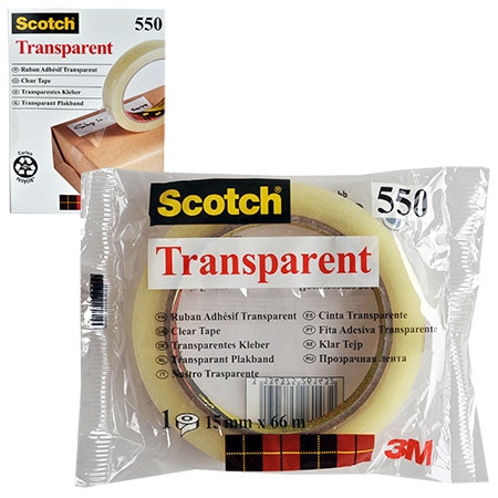 Scotch 550 tape 15mmx66m