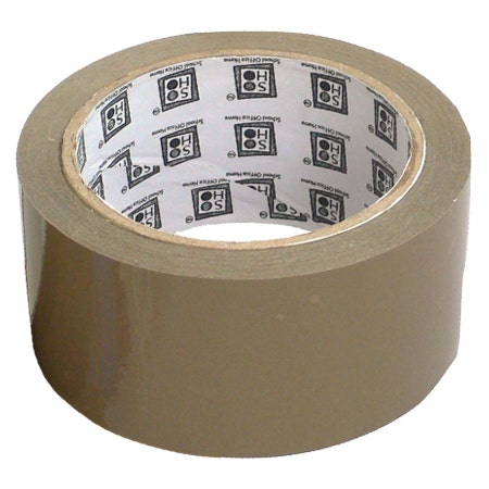Verpakkingstape bruin 50mm x 60m