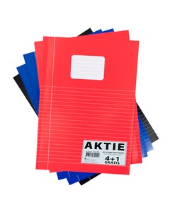 Pak à 5 Schriften A4 lijn basiskleuren