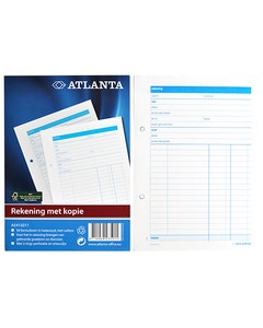 Atlanta rekeningblok A5 met kopie