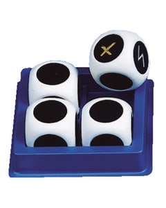 Beschrijfbare dobbelstenen (4 stuks)