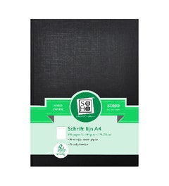 Luxe harde kaft schrift A4 lijn