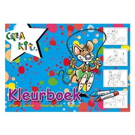 Kleurboek A4 muis