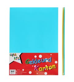 Gekleurd karton A4 160gr 50 vel