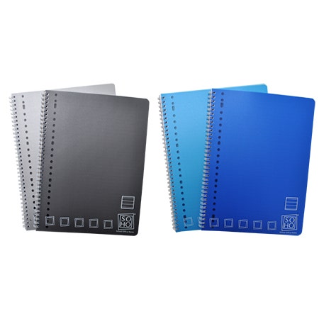 2-pak Collegeblok lijn 23-rings