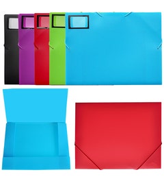 Documentenmap 1 cm dik Color PP