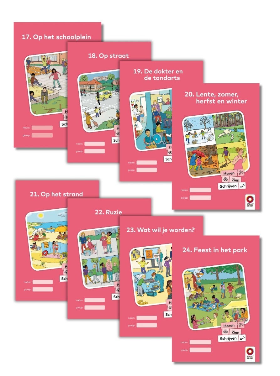 Werkboeken niveau 3 (17-24) | Horen, Zien en Schrijven
