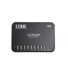 Leba 10-port USB oplader