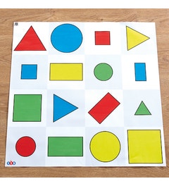 Bee-Bot vloermat vormen en kleuren