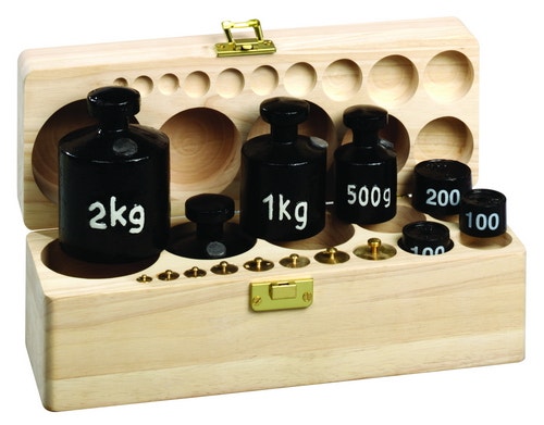 Gewichtenset met 15 gewichten