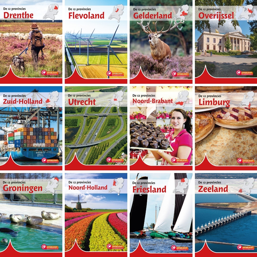 De twaalf provincies (serie 12 delig.)