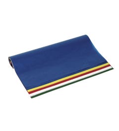Vliegerpapier - rol 100 vellen - groen; geel; blauw; rood en wit