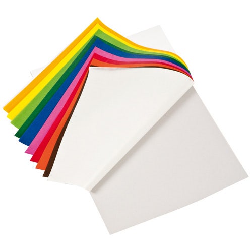 Vliegerpapier - blok 100 vellen - diverse kleuren