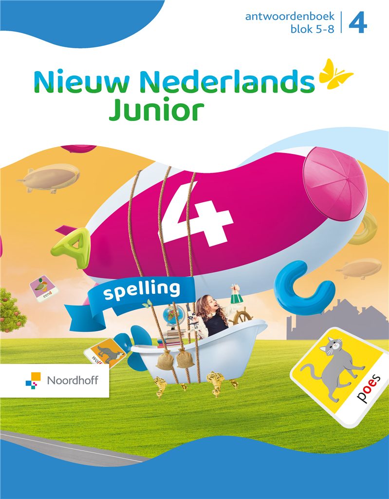 Nieuw Nederlands Junior Spelling - Groep 4 - Antwoordenboek - Blok 5-8
