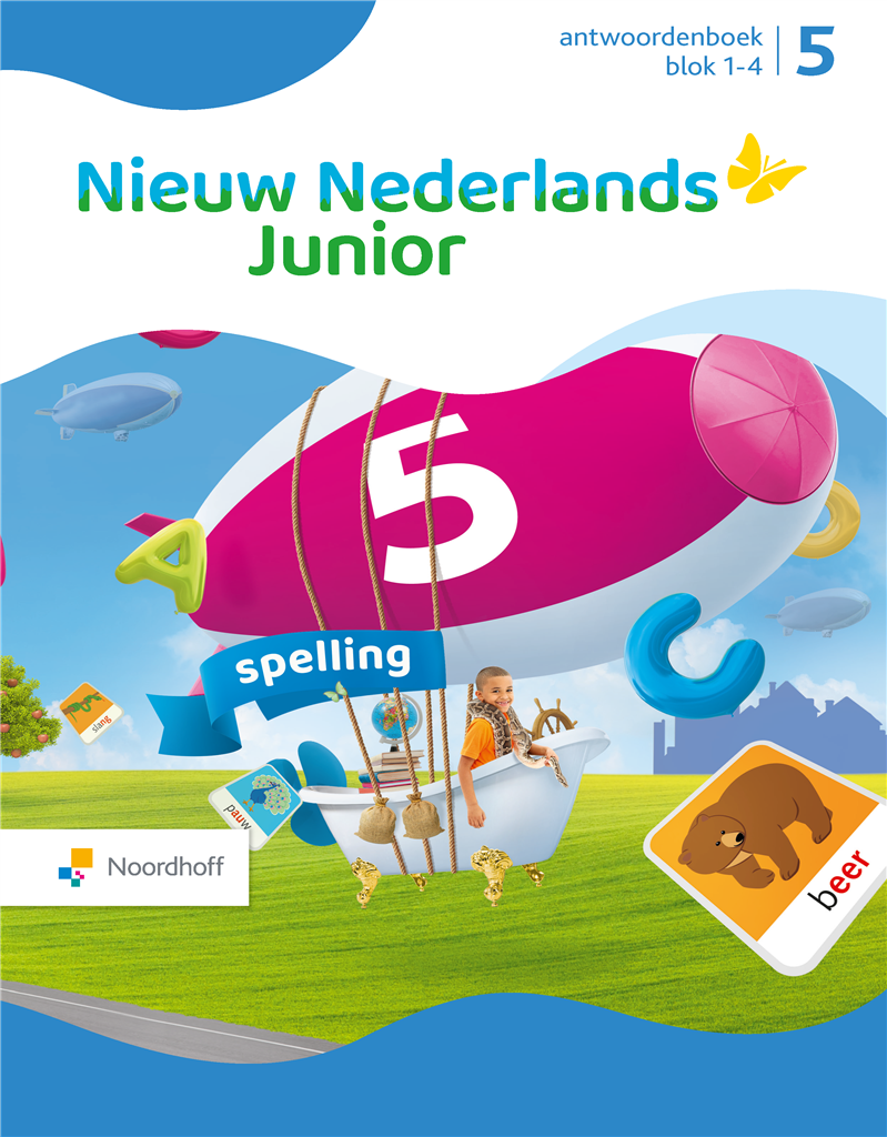 Nieuw Nederlands Junior Spelling - Groep 5 - Antwoordenboek - Blok 1-4
