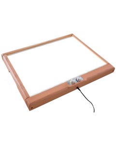 Lichttafel van hout