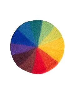 Mat Vilt Regenboog - 50cm