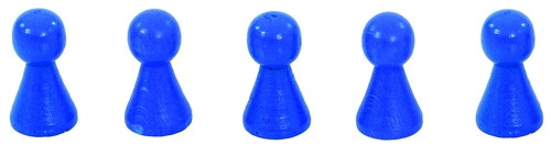 XL Pionnen (set van 20 stuks - blauw)