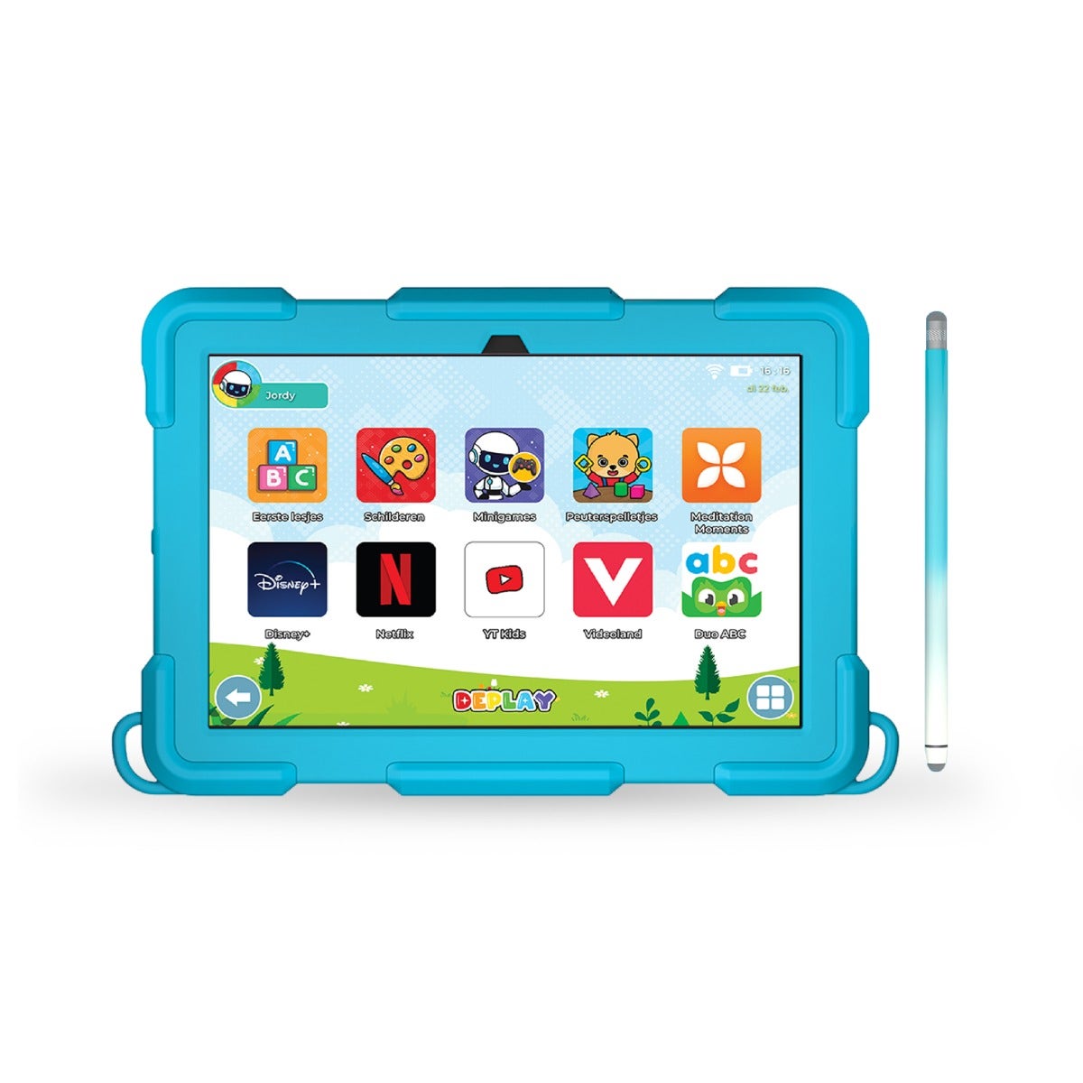 DEPLAY Kids Tablet PRO 4 - 10 inch - Blauw