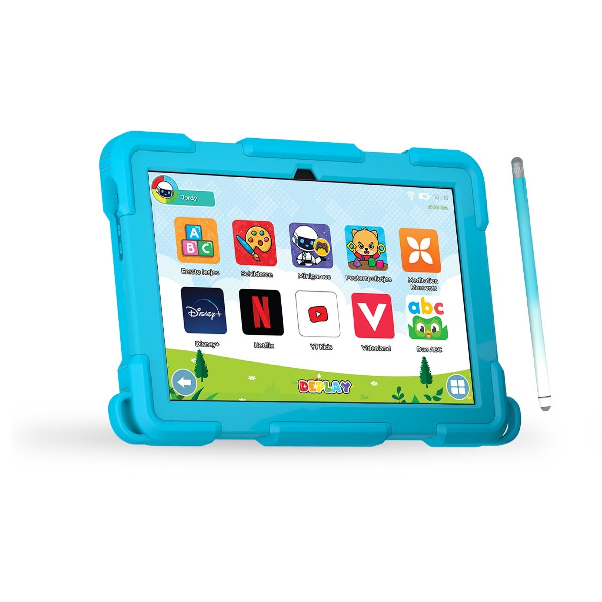DEPLAY Kids Tablet PRO 4 - 10 inch - Blauw
