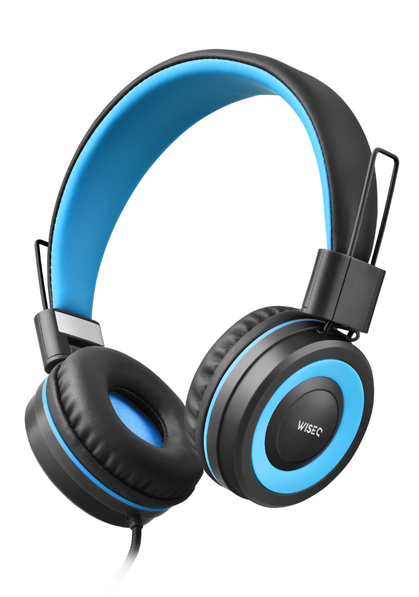 WISEQ One - Kinderkoptelefoon - Zwart-Blauw