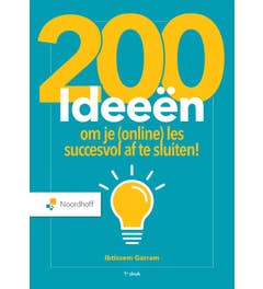 200 ideeën om je (online) les succesvol af te sluiten!