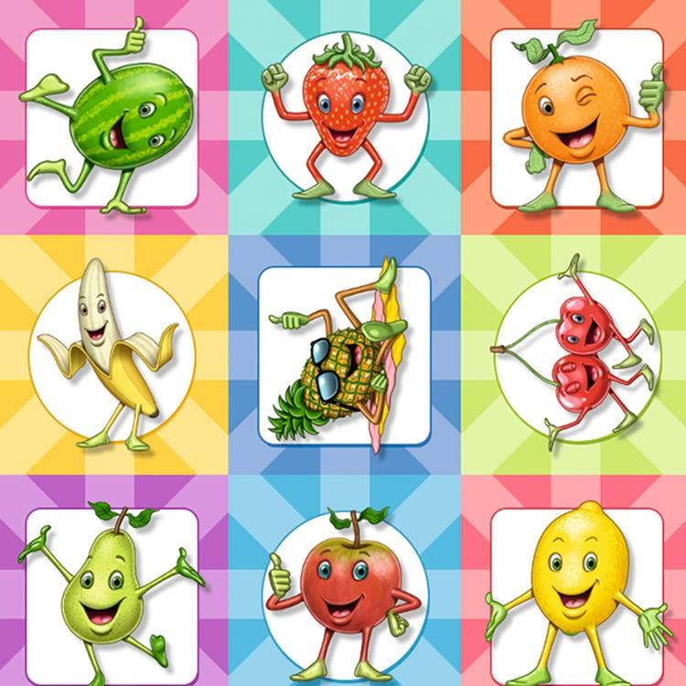 Fruitees Beloningsstickers