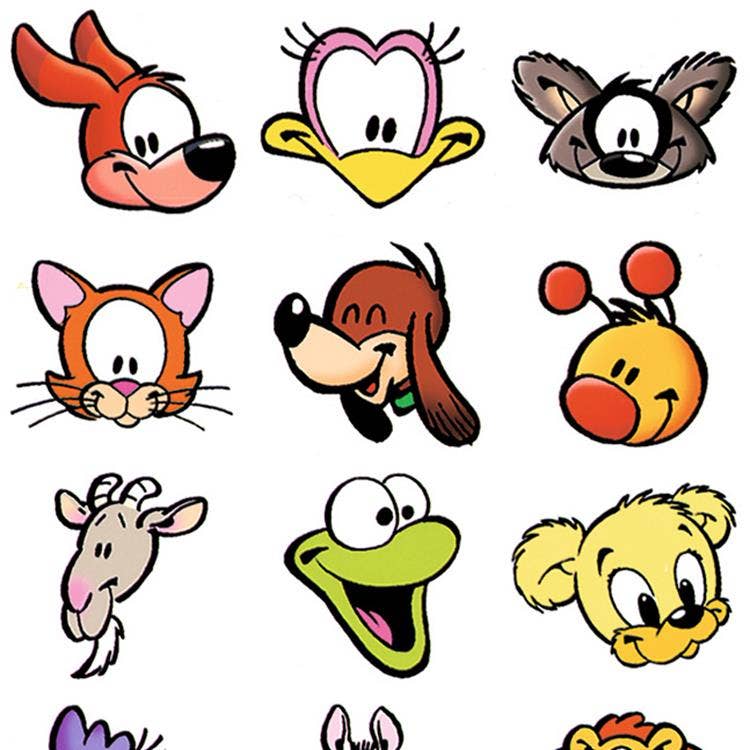 Vrolijke Dierenkopjes