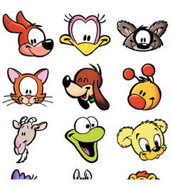 Vrolijke Dierenkopjes