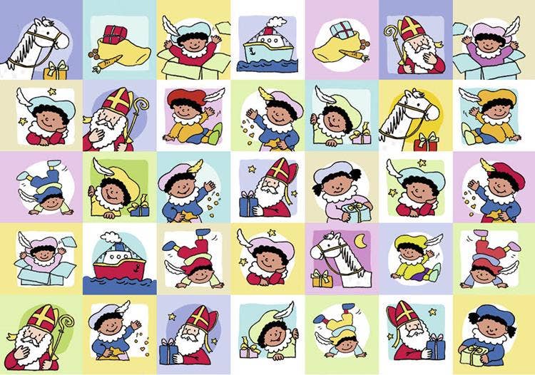 Beloningsstickers Sint & Piet