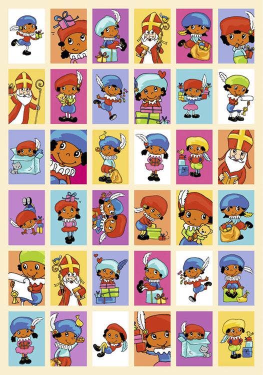 Beloningsstickers Sint