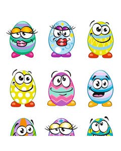 Beloningsstickers Paaseieren