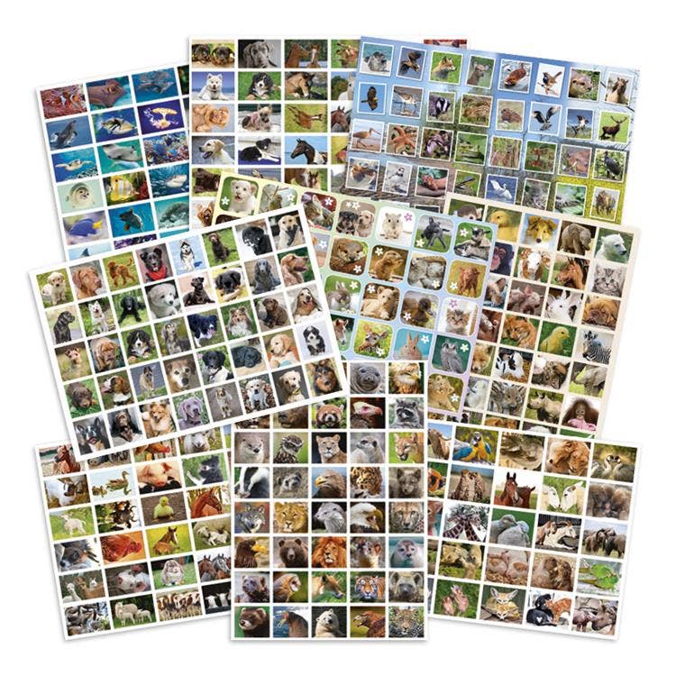 Beloningsstickers mixpakket dieren