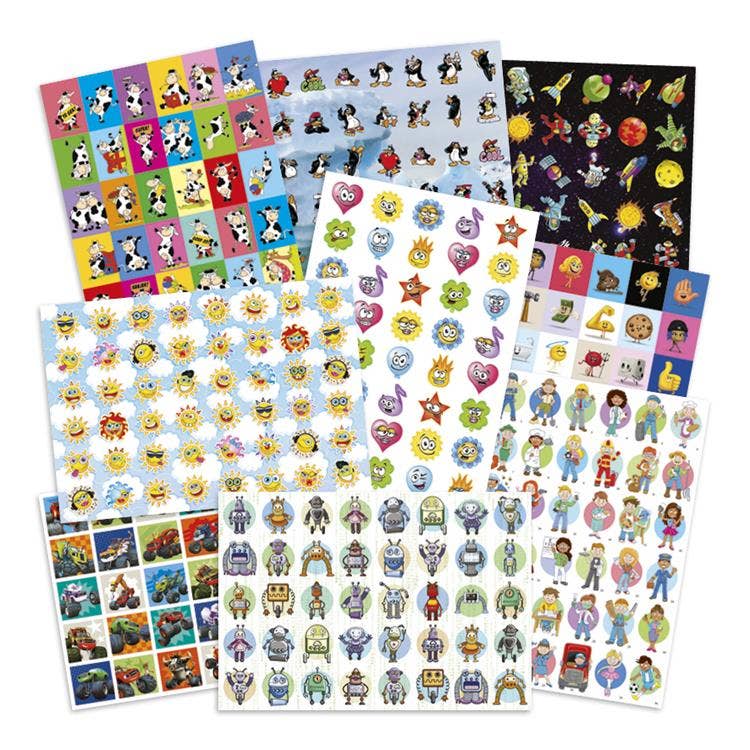 Beloningsstickers mixpakket fantasiefiguren