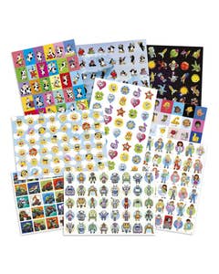 Beloningsstickers mixpakket fantasiefiguren
