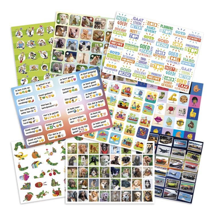 Beloningsstickers mixpakket variatie