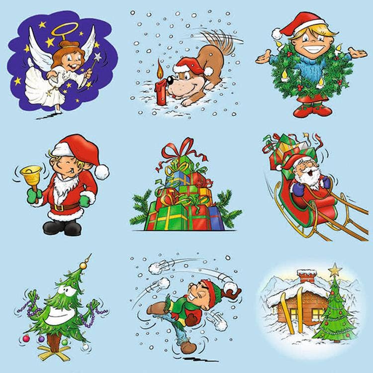 Beloningsstickers Kerstfeest