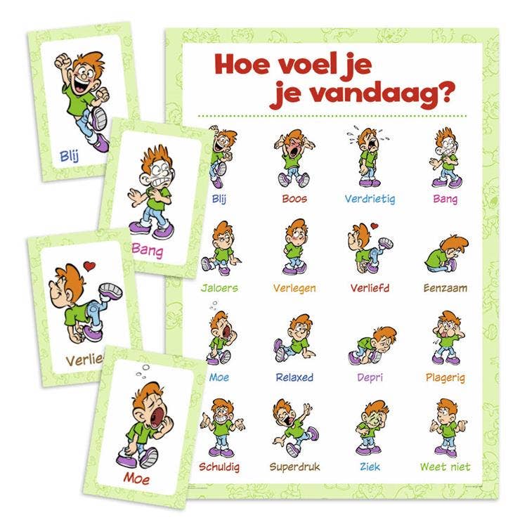 Totaalpakket Joep: emotieposter en emotiekaartjes