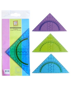 Geodriehoek felle kleuren SOHO