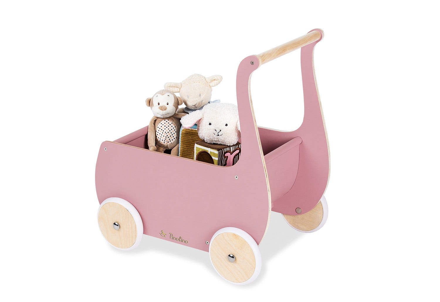 Poppenwagen Retro - Roze