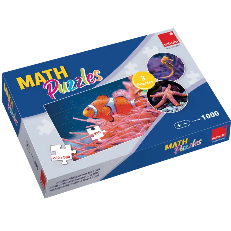 Mathpuzzels | Optellen/aftrekken tot 1000