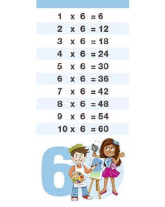 Tafelkaartjes 6-9 +11-12