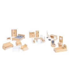 Poppenhuis meubels 20-dlg