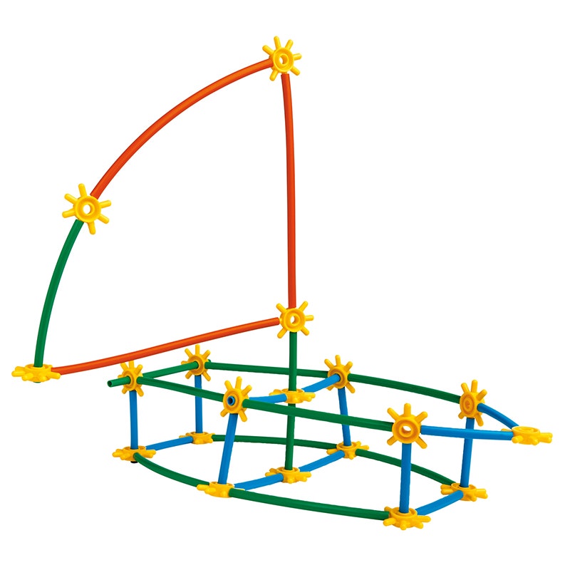 Bambouchi Kleur - Constructiebuisjes in 4 kleuren